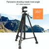 3366 Quality 1.4m Portable Phone Live Selfie Tripod DV SLR Camera Stand (Black)