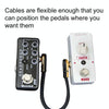 Single Block Audio Instrument Electric Guitar Effect Line, Cable Length: 30cm(Flat Head Silver)