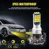 2 PCS V6 H16 DC9-36V 30W 3000LM IP65 Car LED Double Color Fog Light with 30LEDs SMD-2525 Lamp