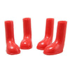 Waterproof Dog Boots, Red, Size S - 4PCS