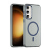 For Samsung Galaxy S23+ 5G MagSafe Frosted Translucent TPU + PC Full Coverage Phone Case(Dark Blue)