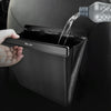 Car Garbage Bag Rear Seat Folding Storage Bag(Black)