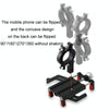 Aluminum Alloy Motorcycle Bicycle Navigation Mobile Phone Holder(Orange)