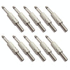 JL0056 6.36mm Audio Jack Connector (10 Pcs in One Package, the Price is for 10 Pcs)(Silver)