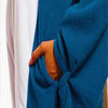 Winter Adults Pajamas Sets Cartoon Warm Flannel Hooded Sleepwear, Size:XL(Shark)