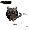 Retro Cute Kitten Car Air Vent Aromatherapy Ornaments(Grey)