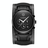 Ochstin 7232 Multifunctional Business Leather Wrist Wrist Waterproof Quartz Watch(Black+Black)