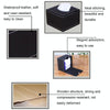 Crocodile Pattern Hotel Restaurant Leather Square Paper Box Car Tissue Box