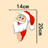 Santa Claus Elk Car Window Decorative Stickers Car Side Window Bumper Decal, Model: A Model 20 x 14cm