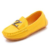 DKF-282 Lightweight Non-slip Dance Bean Shoes Children Leather Shoes, Size: 26(Yellow)