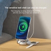 N21 15W 3 in 1 Transparent Magnetic Wireless Charger(Blue)