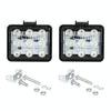 2 PCS ZS-7013 3 inch 9LEDs Strobe Waterproof Car / Truck Warning Light (White Light)