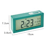8890H Multifunctional Photosensitive Bedside Small Alarm Clock LCD Screen Digital Clock(White)
