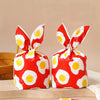 1bag Candy Packaging Bags Baking Biscuit Gift Bags 13.5x22cm(Red Fried Egg)