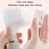 Pore Cleansing Electric Cleansing Instrument Blackhead Silicone Facial Cleansing Brush(Pink White)