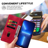 For Redmi Note 13 Pro+ Lace Floral Embossed Magnetic Buckle PU Phone Case With Wrist Strap(Red)