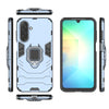 For Samsung Galaxy A26 5G PC + TPU Shockproof Protective Phone Case with Magnetic Ring Holder(Navy Blue)