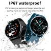 BW0223 Heart Rate/Blood Oxygen/Blood Pressure Monitoring Bluetooth Smart Calling Watch, Color: Silicone Pink