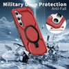 For Samsung Galaxy A16 5G Frosted MagSafe Holder Phone Case(Red)