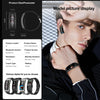 K7 1.14 inch TFT Screen Smart Call Bracelet, BT Call / Heart Rate / Blood Pressure / Blood Oxygen, Strap:Steel Strap(Black)