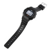 Skmei 1608 Multi-Function Student Electronic Watch Waterproof Timing Silicone Sports Watch(Black)