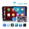 A3041 For Volkswagen 2+64G 9-inch Central Control Large Screen With Carplay Car Android10.0 Navigator Player, Style:Standard+AHD Camera