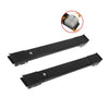 1pair Household Washing Machine And Refrigerator Fixed Non-Slip Universal Wheel Bracket Base(Black)