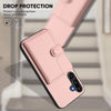 For Samsung Galaxy M16 5G / F16 5G Button Card Bag RFID Anti-theft Phone Case(Pink)
