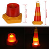 Portable Foldable LED Road Safety Road Cones Height: 42cm