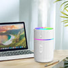 Colorful Cup Humidifier USB Mini Car Air Purifier(White)