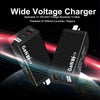 Carbon Fiber GaN PD65W Type-C + QC3.0 USB Quick Charger, AU Plug(White)