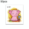 50 PCS Children Cartoon Animal Flower Arm Sticker Water Transfer Tattoo Sticker(W-071)