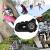 CS-1412D1 Bluetooth 5.1 S2 Motorcycle Helmet Full Duplex Bluetooth Intercom Headset Earphone(Black)