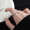 Platinum Plated Ladies Vintage Wear Combination Ring, Specification:J2639