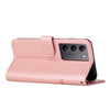 For Realme C75 / V60 Pro Stitching Calf Texture Buckle Leather Phone Case(Rose Gold)