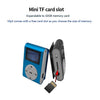 512M+Earphone+Cable Mini Lavalier Metal MP3 Music Player with Screen(Pink)