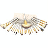 24 in 1 High-grade Beige Beauty Makeup Brushes Tools Kit, Size: 25.4*52.6cm