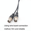 BNC Male to 2x Female Splitter Cable, 0.42m, Black