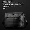 BANGE BG-7628 Men Messenger Bag Fashion Large Capacity Single Shoulder Bag Business Commuter Mail Bag(Black)