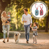 Dog Poop Bag Dispenser, Linen, Blue, Reflective, with Cutter