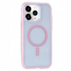 For iPhone 11 Pro Vacuum Airbag Y2 Series Transparent MagSafe Magnetic Phone Case(Pink)