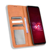 For ASUS ROG Phone 6 / 6 Pro Magnetic Buckle Retro Texture Leather Phone Case(Brown)