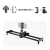 YELANGU L60E 60cm Slide Rail Track + L4 3-Wheel Video Dolly with Phone Clamp & Ballhead