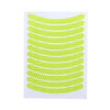 Jg-Phc-12 Children Bicycle Scooter Reflective Sticker Night Warning Riding Contour Sticker(Fluorescence Yellow)