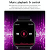GT20 1.69 inch TFT Screen IP67 Waterproof Smart Watch, Support Music Control / Bluetooth Call / Heart Rate Monitoring / Blood Pressure Monitoring, Style:Silicone Strap(Pink)