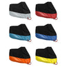 190T Motorcycle Rain Covers Dustproof Rain UV Resistant Dust Prevention Covers, Size: XXXXL(Black and Silver)
