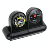 2 In 1 Car Guide Ball Thermometer Adjustable Angle Compass(English Version)