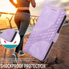 For Samsung Galaxy A36 5G / A56 5G Embossed Rhombus Starry Leather Phone Case(Purple)