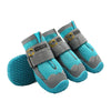 Dog Shoes Breathable Mesh Boots, Blue, Size 6 (6.5cm), 4 Pack