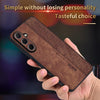 For Samsung Galaxy A56 5G AZNS 3D Embossed Skin Feel Phone Case(Dark Green)